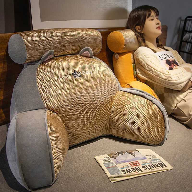 Summer Bedside Cushion Backrest Dormitory Bed Reading and Playing Sofa Waist Support Office Supportive C251121