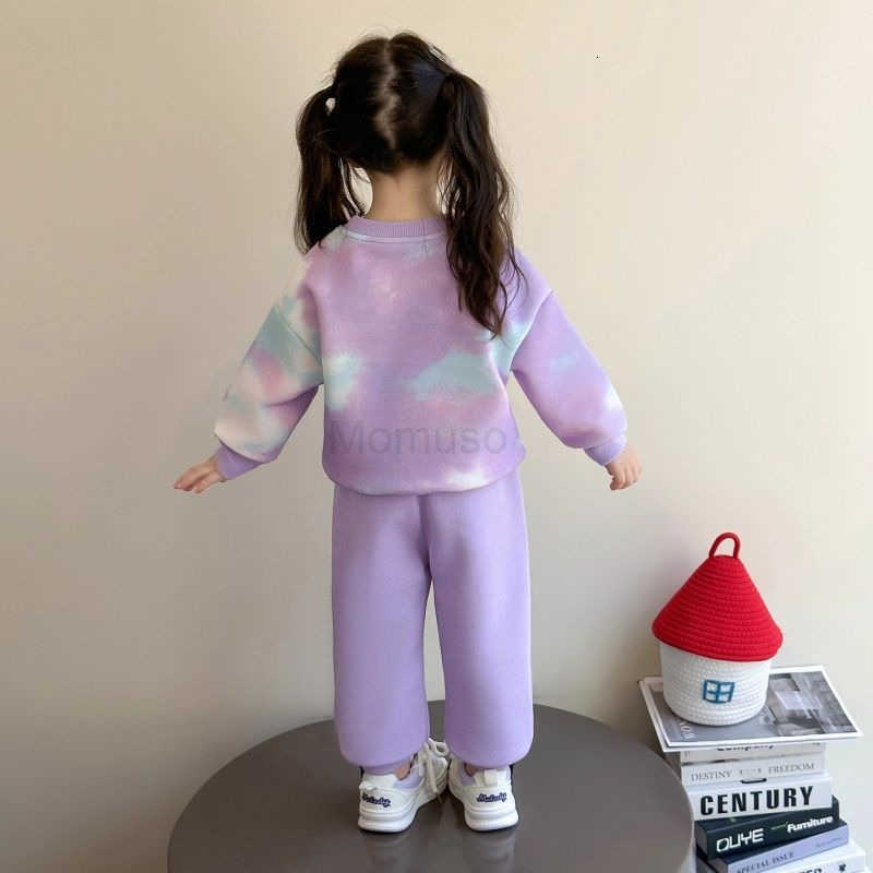 Sanrio New 2025 Girls Outfit Spring and Autumn Style Fashionable Childrens Clothing Kuromi Sweatshirt Autumn Two-Piece Set for Girls H251121