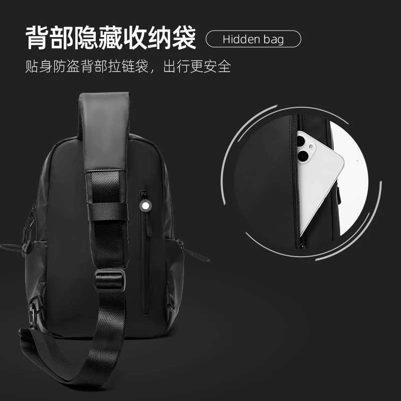 Fashion MOYYI Mens Bag Flap Crossbody Ch Bag Reflective Sling Bag Waterproof Large Sling Crossbody For Travel Bike Gym Y251121