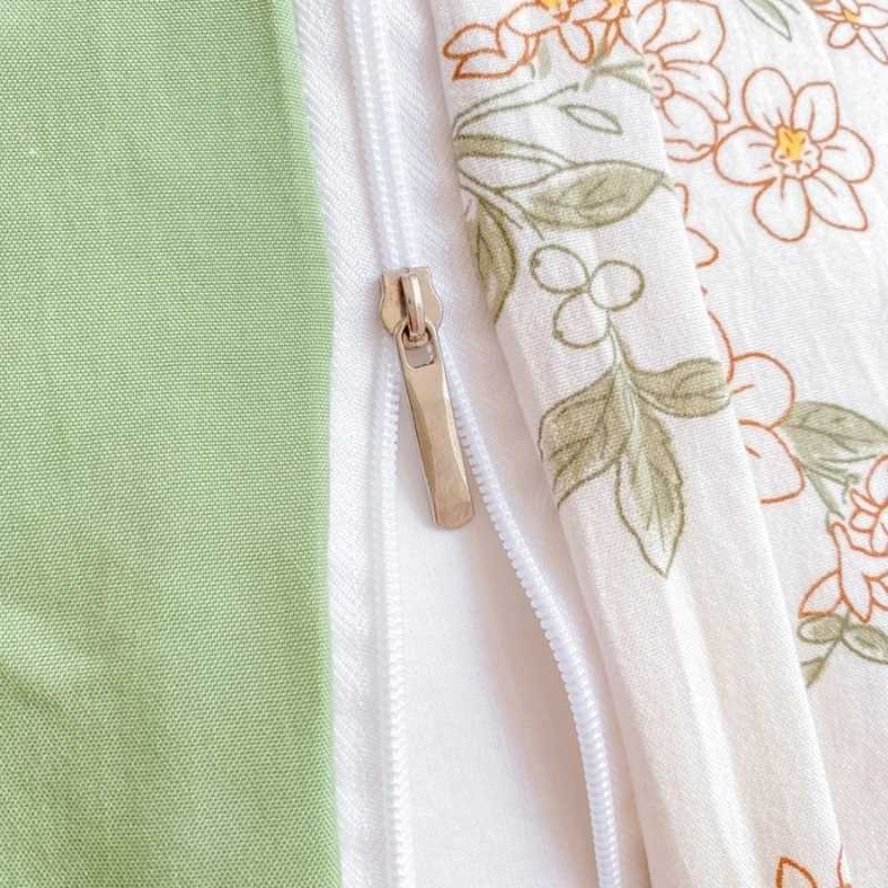 Flower bedding 100% pure cotton bedding set soft down duvet cover bedding linen box single double large 2024 summer Y250418