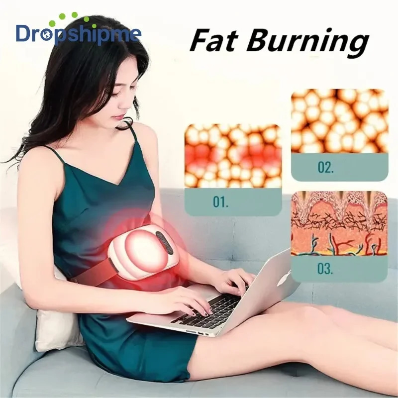 Losing Weight Massager for Body Slimming Back Massager Electric Cellulite Massager for Belly Slimming Belt Abdominal Fat Burning 250414