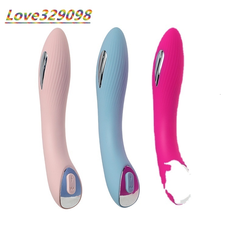 Rechargeable Sex Toy Women Wand Massager Electric Shock Vibrator