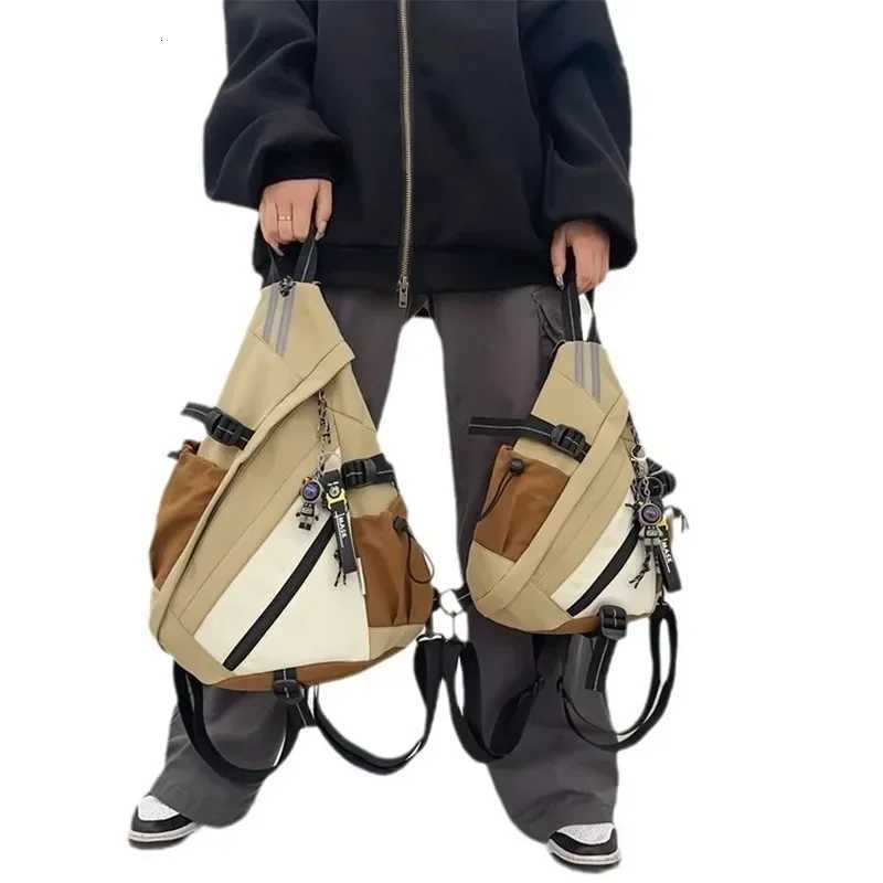 Fashion NEW Hip Hop Sport Motorcycle Backpack Men Wen Mtifuncti Waterproof Travel Single Shoder School Bag Crossbody ch bags Y251121