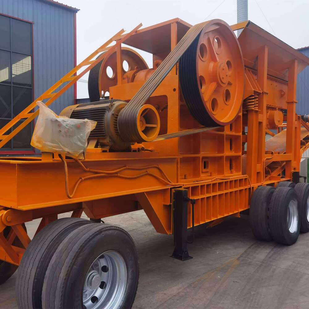 Mobile Jaw Crusher Small Jaw Crusher Portable Mobile Mini Stone Rock Jaw Crusher