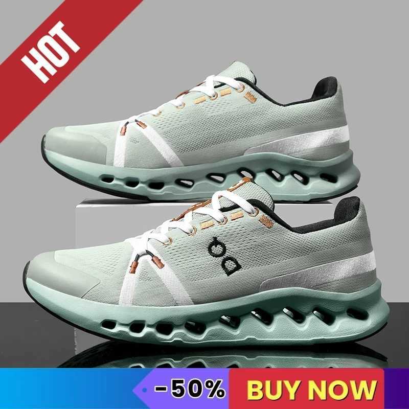 New mens sports running shoes breathable and comfortable mens sports training and fitness shoes outdoor Tenis air cushionZ250420
