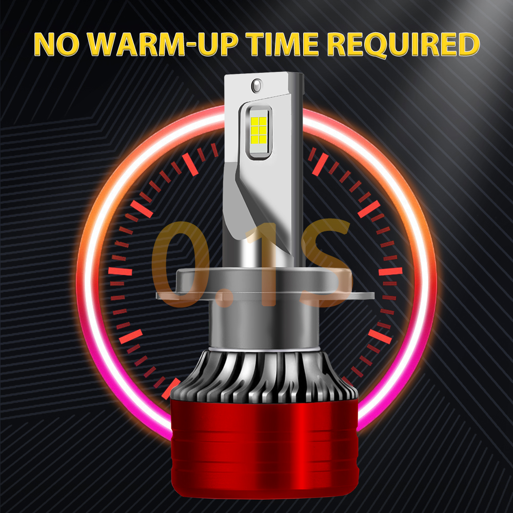 Car LED Headlights Auto Headlamps Bulbs Fog lights Super Bright IP68 Waterproof Original Fit XHP 3570 Chip 6000K 8000K High/Low Beam Plug and Play Fit - view 8