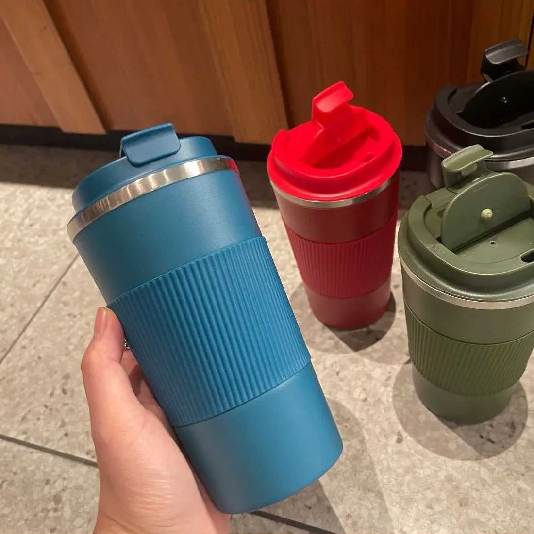 380ml/510ml Stainless Steel Coffee Thermal Mug Travel Car Insulated Cup Vacuum Flask Keep Cold and Heat Thermos Water Bottle L251121IJD8 W260226
