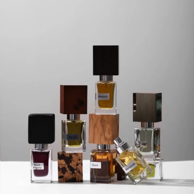 30Ml Perfume Woman Man Black Afgano Absinth Silver Musk Pardon Baraonda Wooden Lid Designer Bottle Natural Spray Eau De Parfum Lasting Smell Fast Deli