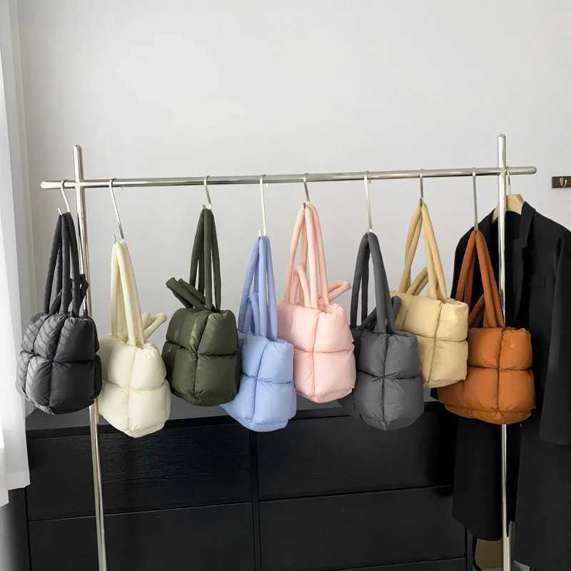 Down Bag Cott Jacket Tote Bag for Wen Shoder Bag Simple Soft Shopping Bag Designer Bags Purse and Handbags Bolsos Mujer Y251121