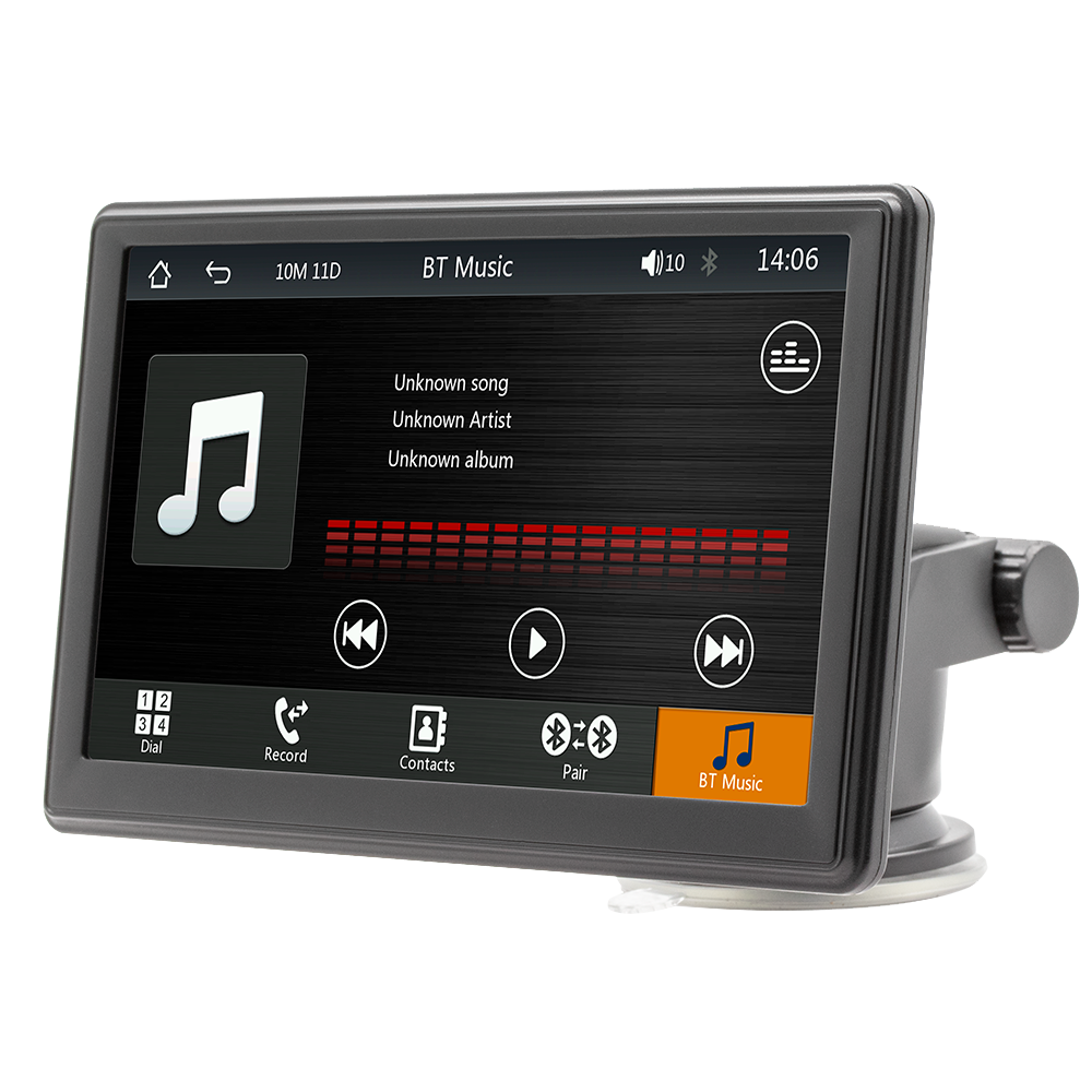 Carplay Screen 7 Inch Touch Ips Display Smart Car Radio Fm Transmitter Phone Wireless Connection Car Dvd Player with Bracket