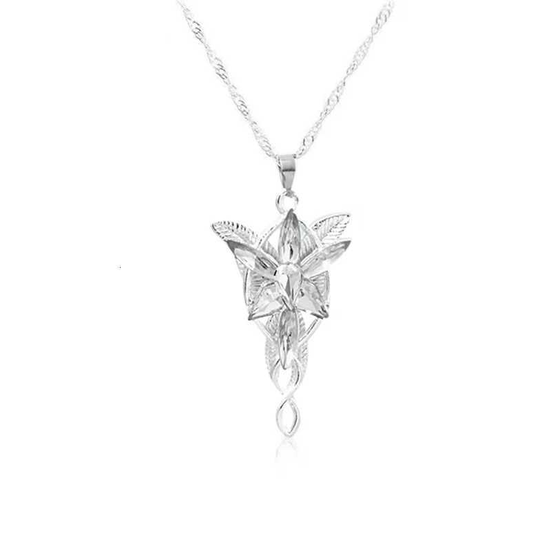 Film and Television Peripheral Lord of The Rings Crystal Necklace Elf Princess Cos PendantXJ251121