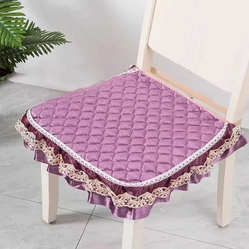 Home Horseshoe Shape Cushion Non-slip Dining Chair Mat Short Plush Seat Cushion Four Seasons Universal Cushion C251121