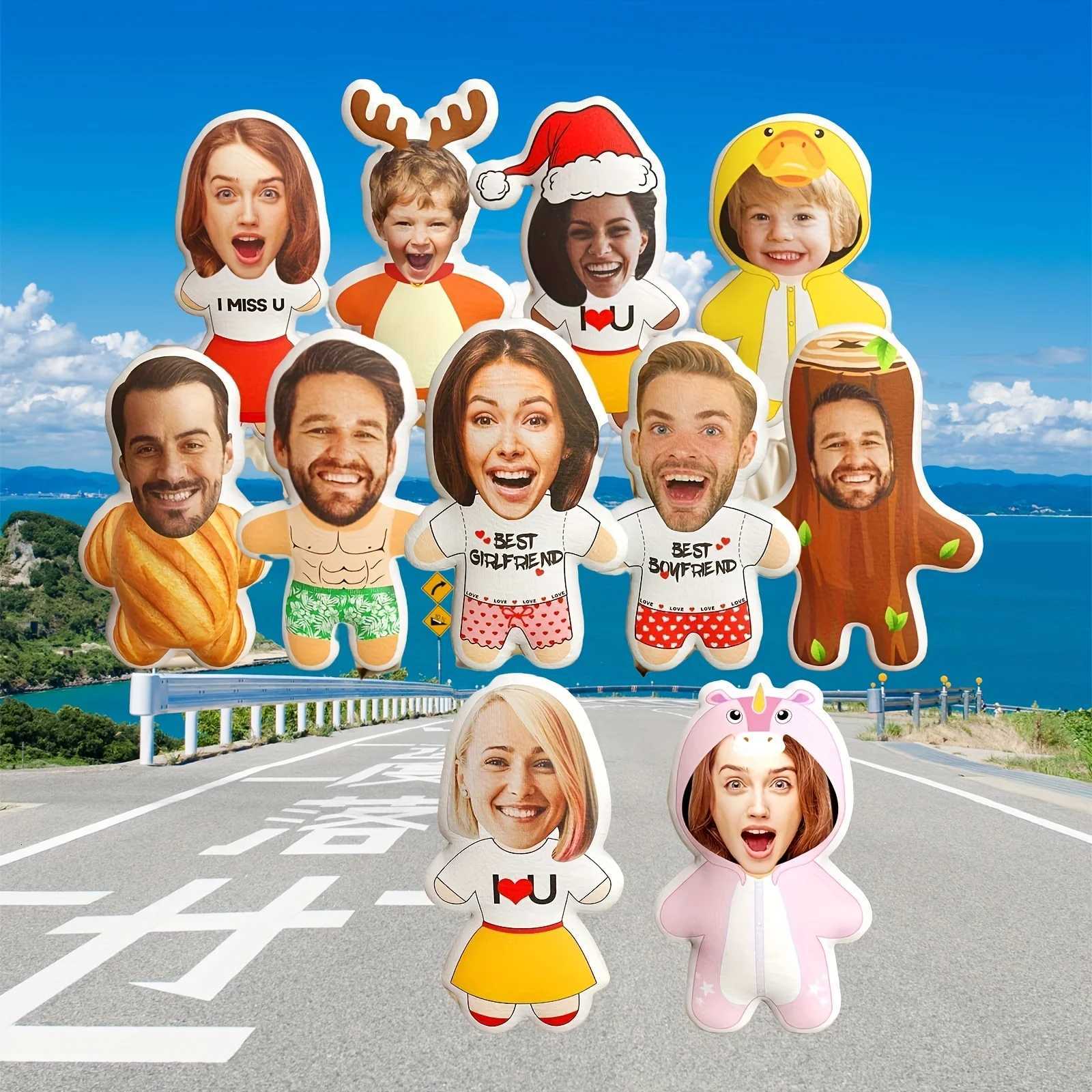 New Custom Funny Face Personzed Shaped s Custom Throw Birthday Gift For Couples Wedding Gift C251121