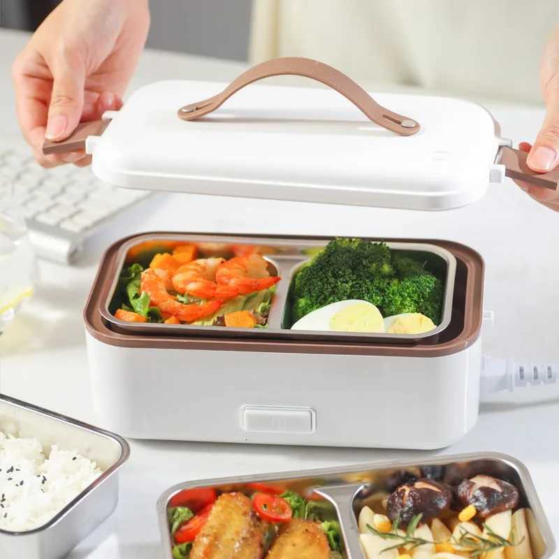 Electric Lunch Box Rice Cooker Food Warmer for On-the-Go Self Cooking Portable Heated Lunch Box for Home Office OutdoorM251121