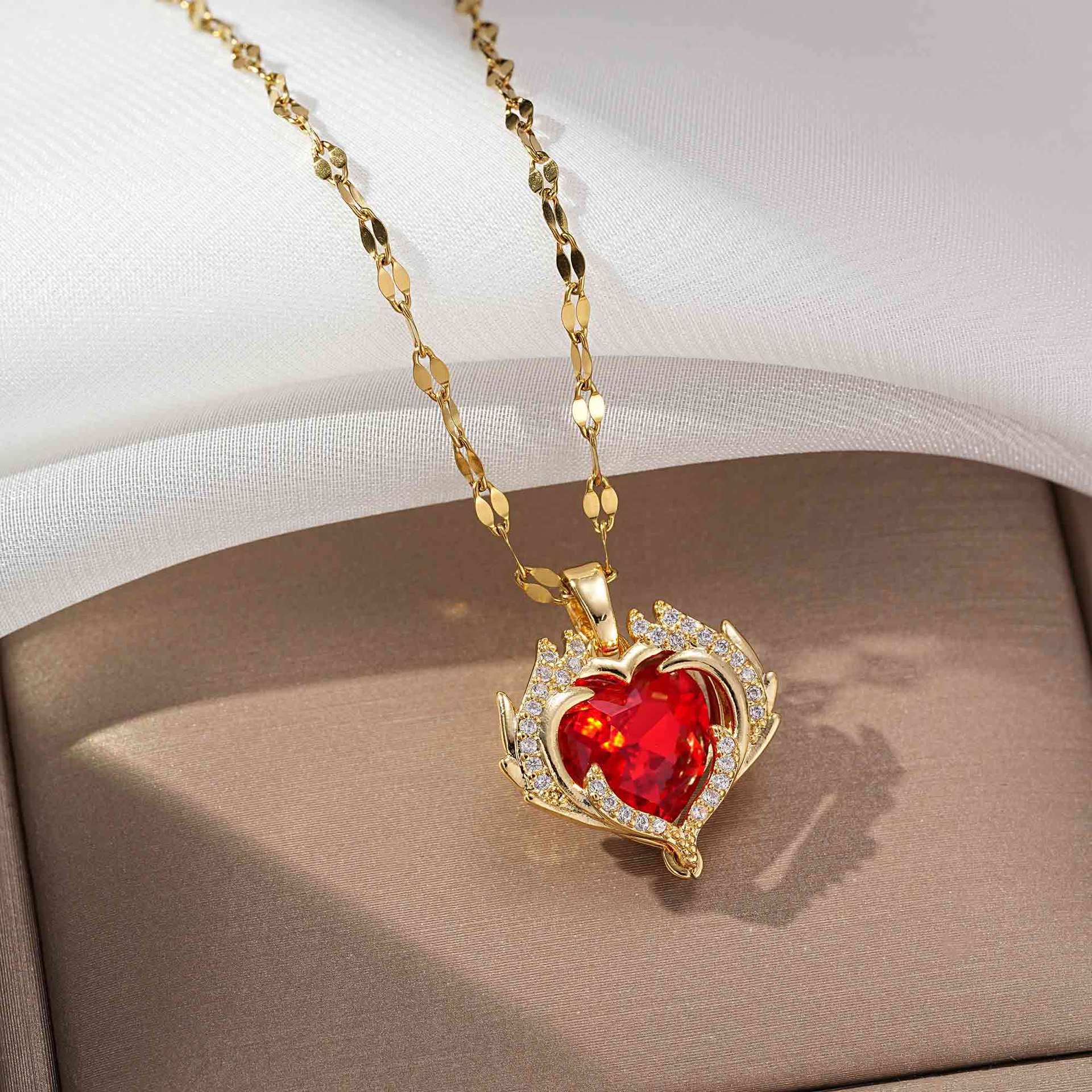 Necklace with light luxury design moissanite chain designer necklace designer necklace for woman diamond chain luxury jewelry women mens necklace bijo - view 4