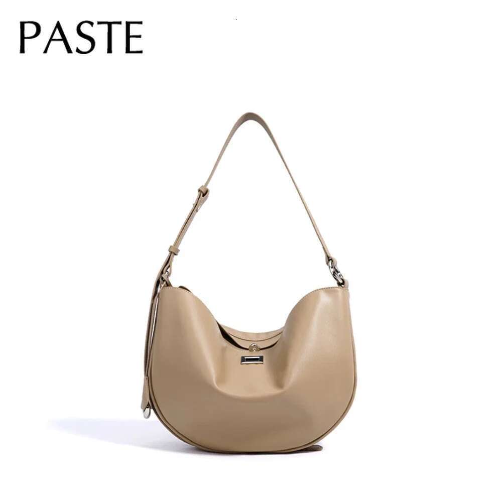 Wine Red Fashion Designer Calfskin Leather Saddle Shoulder Bag High End Simple Lock Women Handbag Dropshipping Bag