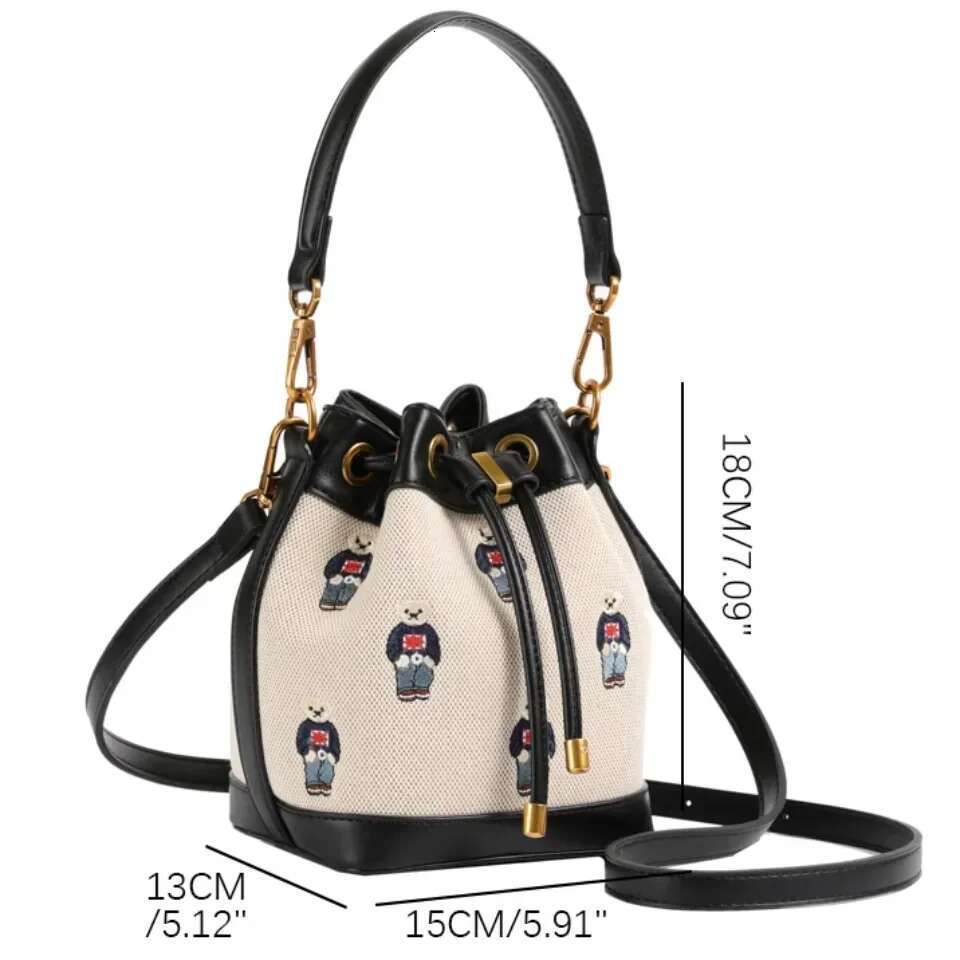 Drawstring Bucket Women's Crossbody Messenger Large Capacity Handheld Shoulder Armpit Bag