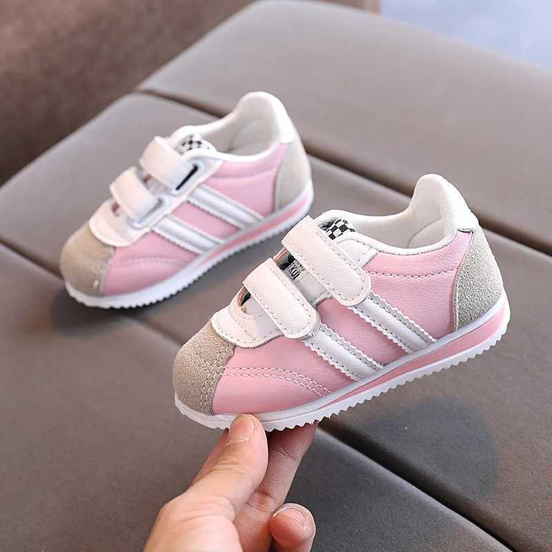 New Childrens Korean Style Boys Sports Girls Soft Sole Casual Shoes Spring Autumn Kids Fashion Sneakers H260130