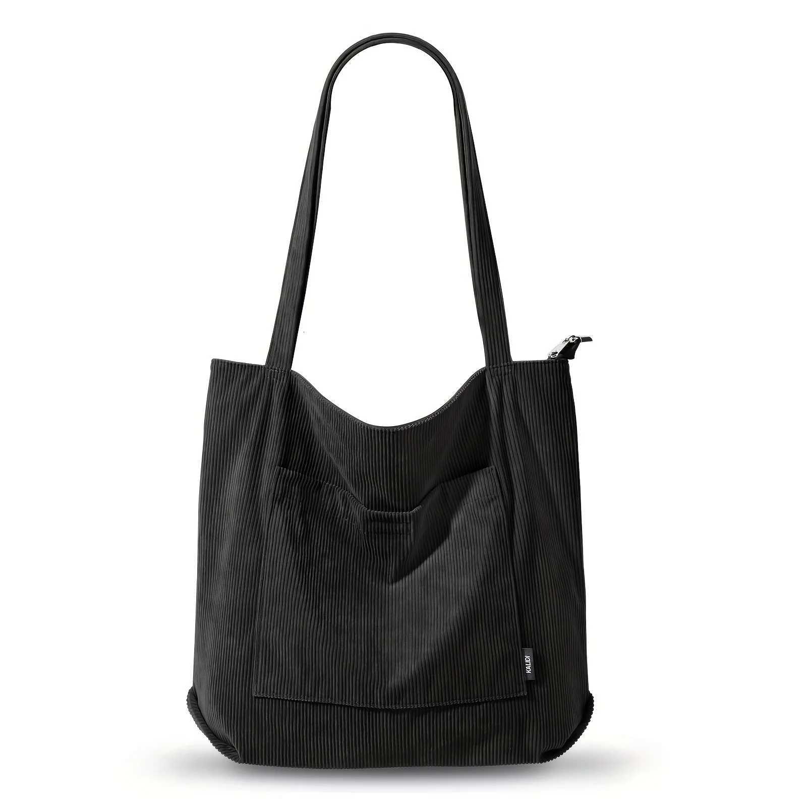 Corduroy Bag for Women Shopper Handbags Environmental Storage Reusable Canvas Shoulder Tote Bag school bags girl Christmas GiftT251121