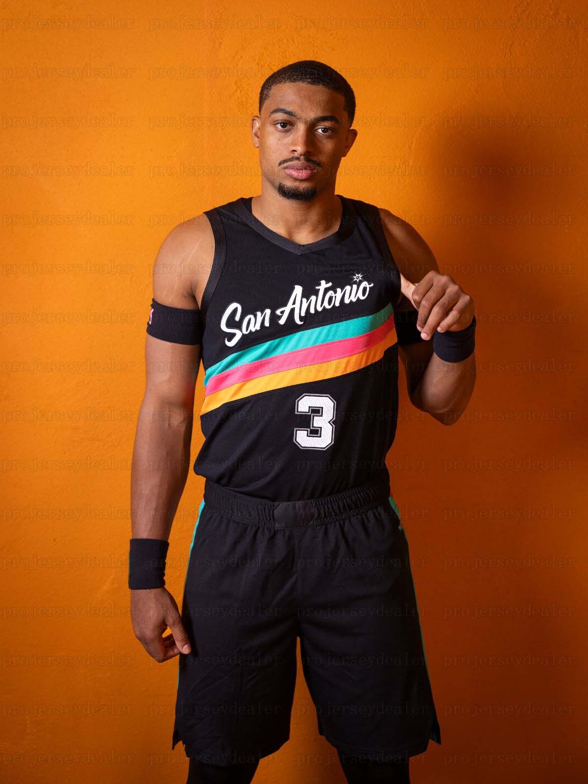 2025-26 City Jerseys Victor Wembanyama Devin Vassell Fox Chris Paul Jeremy Sochan Keldon 0 Johnson Blake Wesley Stephon Castle Harrison Barnes