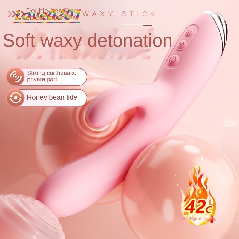 Pick Funny Heating 10 Speed USB Rechargeable 100 Waterproof Double Shock Stick Womens Utensils Adult Sex Toy 90/Box