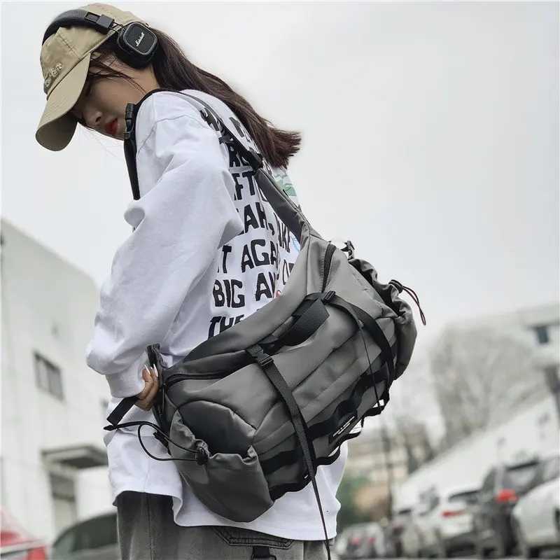 Fashion 2024 Outdoor Travel Techwear Crossbody Bag Men Wen Gym Sport Mtifuncti Single Shoder Backpack Punk Hip Hop Ch Bag Y251121