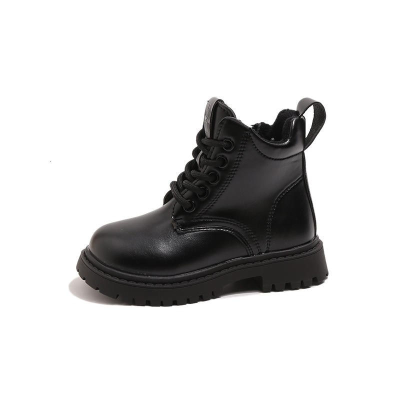 Autumn and winter luminous shoes new Korean version girls' style fashionable trendy shoes wool lining warm short boots casual children's sho