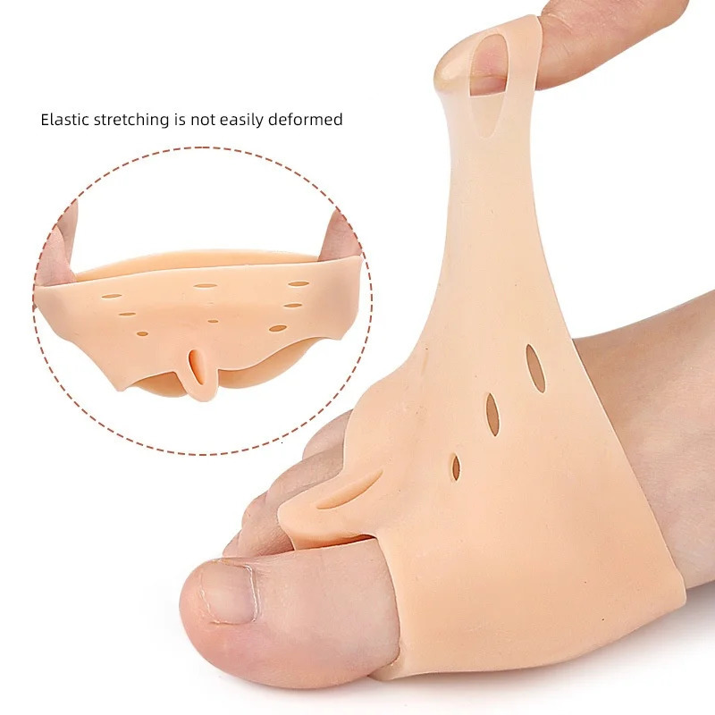 Forefoot Pad Left And Right Foot Clamping SEBS Hallux Valgus Protection Cover Insole Big Toe Divider 251121