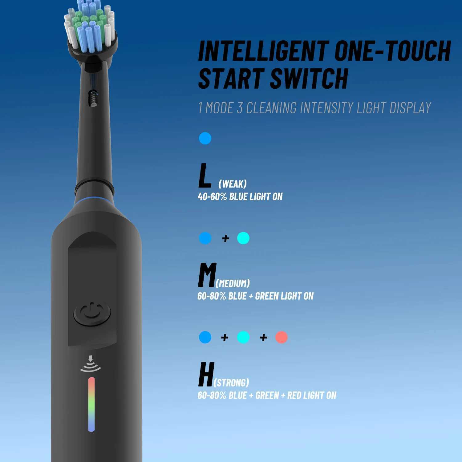 Electric Toothbrush Rotary Round Head Adult Soft Bristle Induction Automatic Mens And Womens Couples Set Compatible With OraL C251121