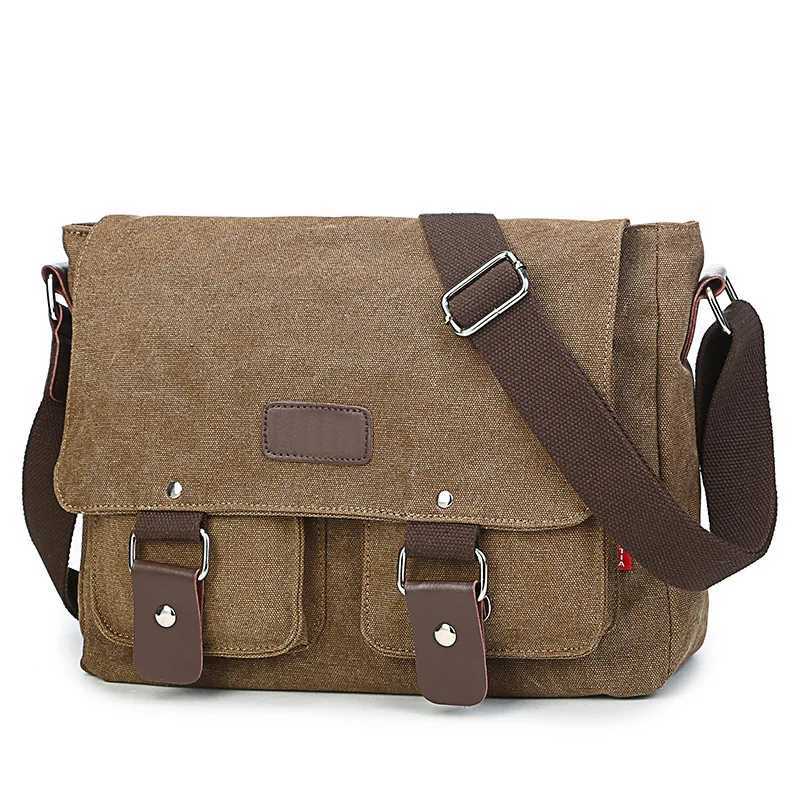 Fashion Mens Vintage Canvas Bag Men Casual Crossbody bags For Men Messenger bag Man Travel Shoder Bags bolsas Mascina High Quality Y251121