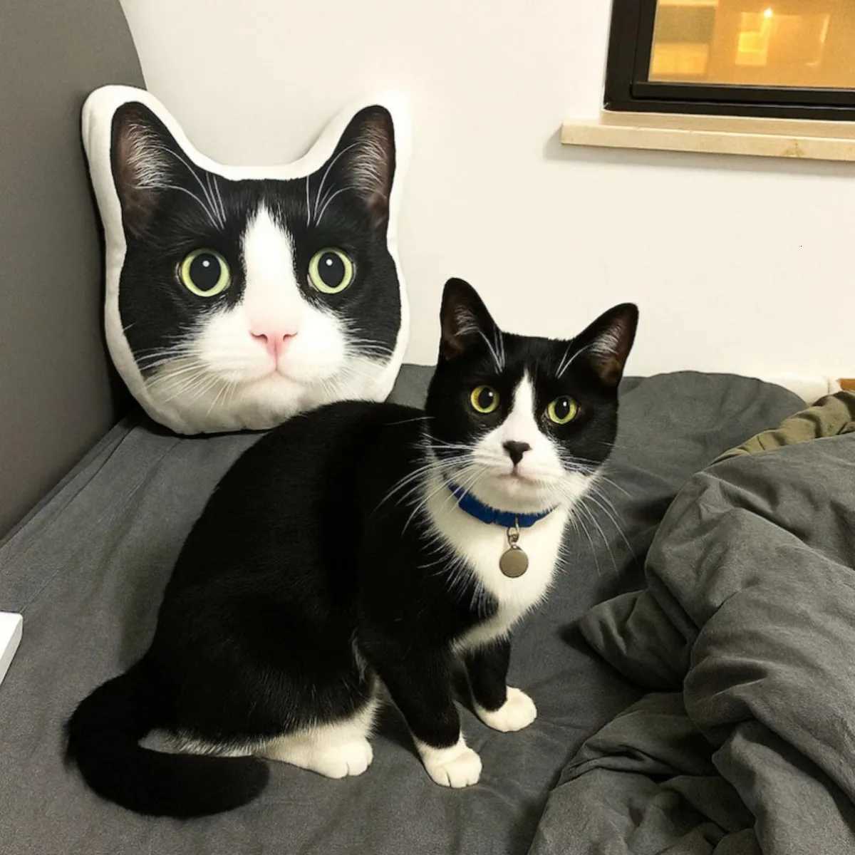 Hilariously Personsed Ugly Pet Photo Custom Cushion Cover Home Furnishing with Soft PP Filling Custom Pet DIY Pranks C251121