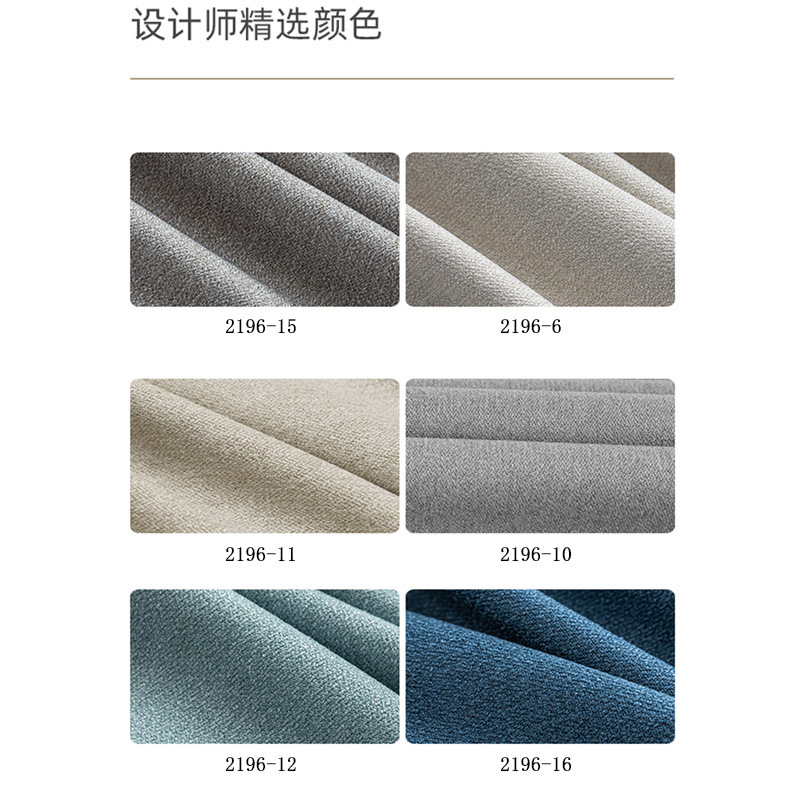 T0331 blackout curtain bedroom 100 full blackout living room new hook-type sound insulation heat insulation sun protection custom sunshade cloth