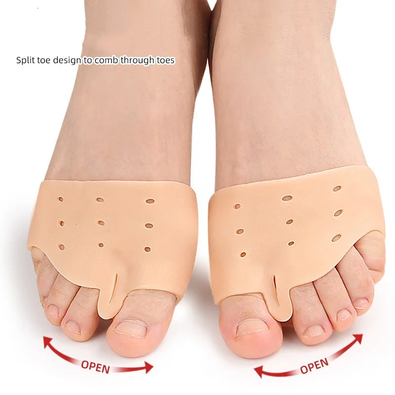 Forefoot Pad Left And Right Foot Clamping SEBS Hallux Valgus Protection Cover Insole Big Toe Divider 251121