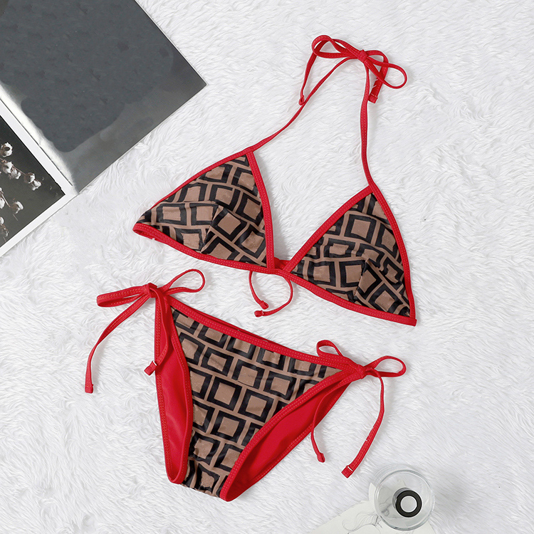 Bikinis Choison de baignade pour femmes Designer Bikini Swimwear Sweet Sweet Bikinis Summer Fashion Femme Beach Swim Clothing Femme Biquini B2542