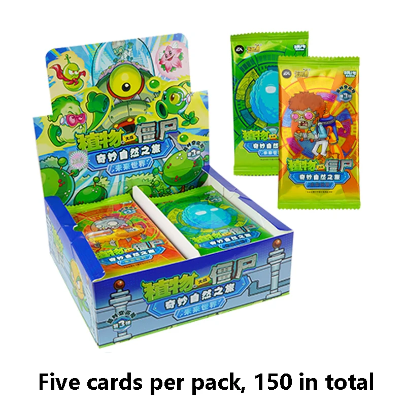 Plants vs Zombies Genuine Game Card Third installment Future World series Animation Game Peripheral Collection Card Kid Toy Card