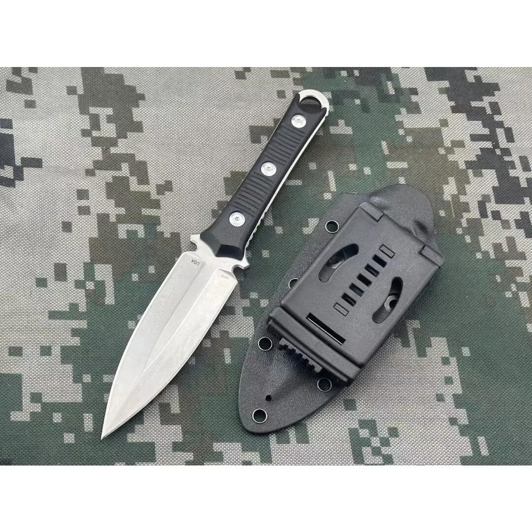 Borka SBK SBD Kitchen Fixed M Steel Blade Black G Handle Precision Cutting Chef Knife