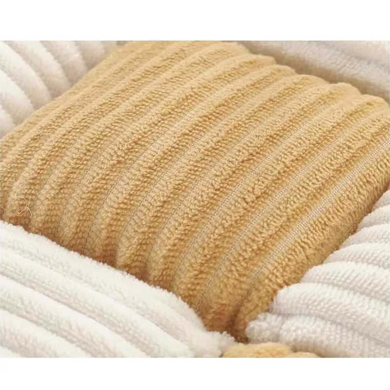 Corduroy Cushion Office Chair Cushion Plaid Thickened Student Dining Chair Cushion Bedroom Bay Window Tatami Sofa Floor Cushion C251121