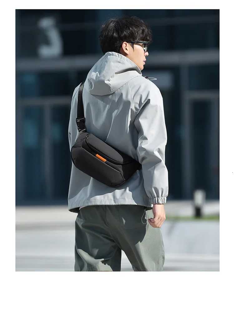 Fashion Mens crossbody bag street fi cool and handse ch bag summer fi mens shoder bag shoder ch bag Y251121