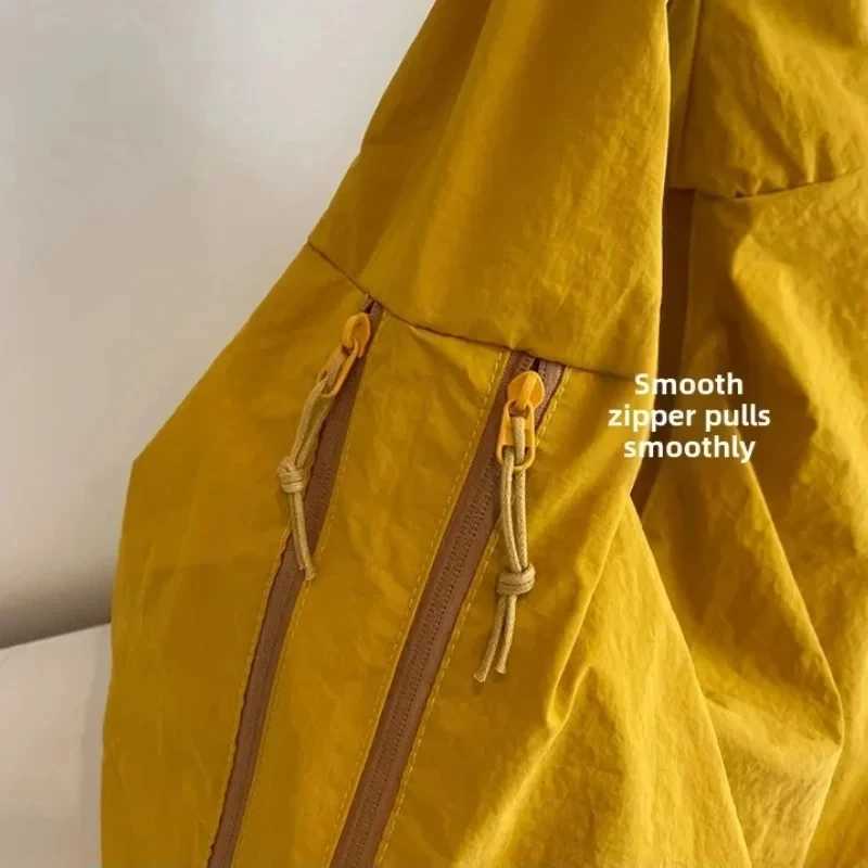 Women Simple Shoulder Bag Multi-Pocket Commuting Tote Bag Large Capacity Nylon Underarm Bag Versatile Shopping Handbag ToteT251121