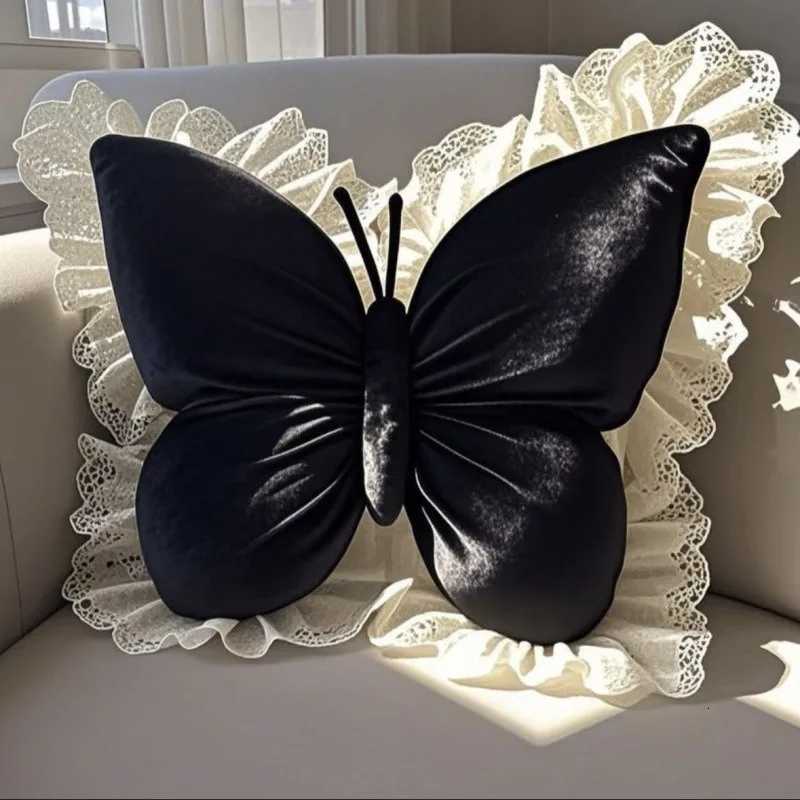 New Princess Style Butterfly Office Bedroom Lace Car Sofa Cushion Bed Home Gift C251121