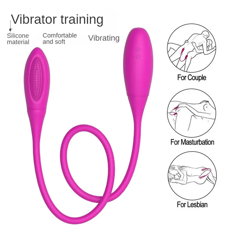 Anal vibrator double dildo sex toy clitoral stimulator buttock plug vibrating egg rechargeable adult masturbator size 18 250421