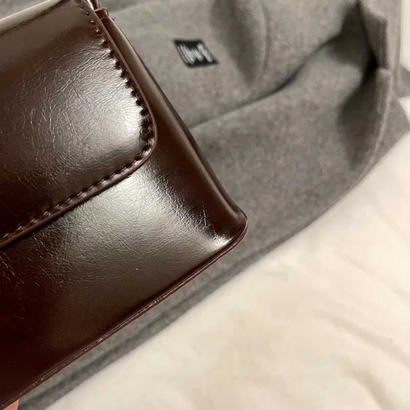 MOODS Wen Underarm Shoder Bag Flap Shape PU Leather Pure Color Armpit Bag 2024 New Luxury Designer Purses And Handbags Y251121