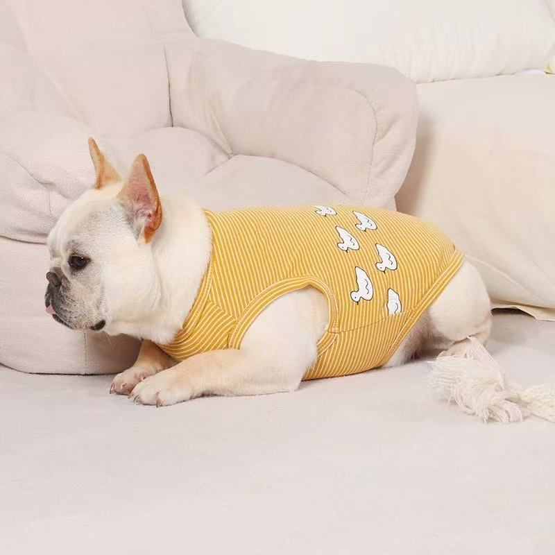 T0043Pet Panda Teddy Dog Clothes Spring and Summer Skirt Imitation Denim Dress