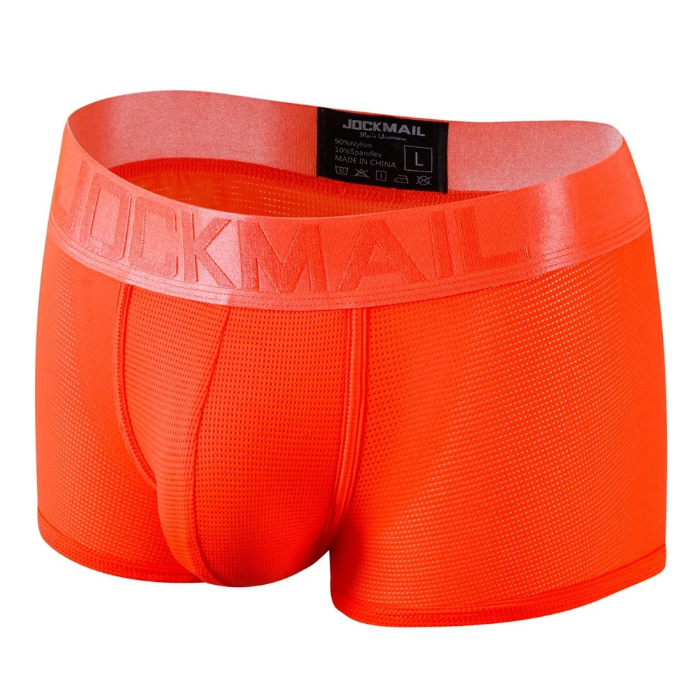 Jockmail Boxer shorts ice silk breathable schen Zum Fickem Ropa indoor Hombre mesh quick drying sexy lingerie 4pcs sex game 250417