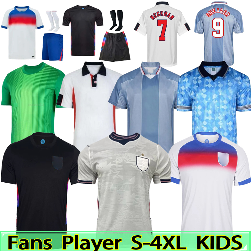 2026 EnglANds Soccer jerseys 2026 world cup Player Fans KANE SAKA BELLINGHAM MOUNT Palmer FODEN Football Shirts Men kids Women player fans 2025 Kits set Retro jersey