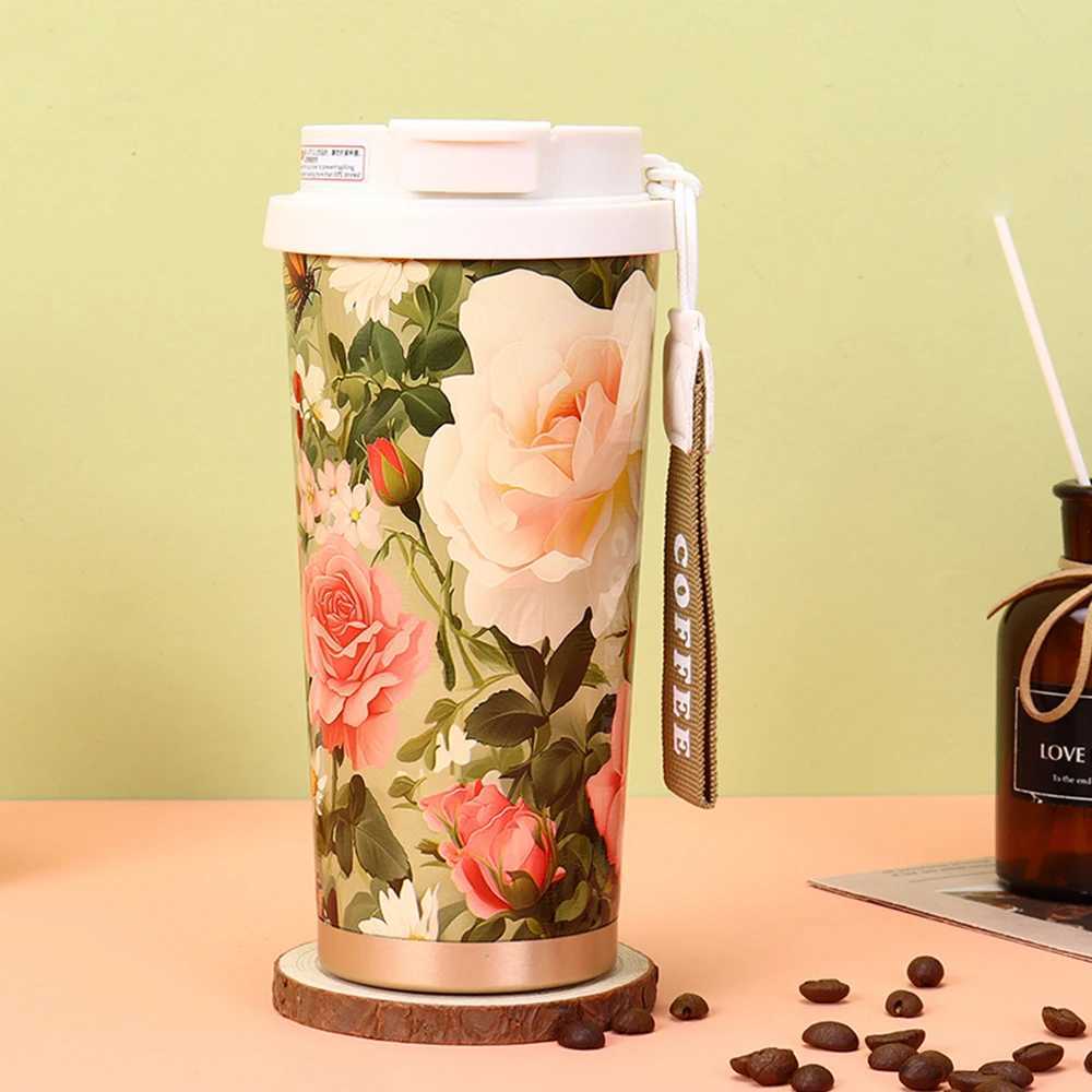 New 530ml Coffee Double-layer with Handle Thermal Mug Stainless Steel Reausable Insulated Cup Travel L251121G7YF W260226