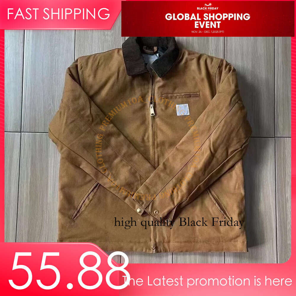 Carharretly Jacket Designer Men's Jackets High Quality Women Hoodies Thick Spring Men Canvas Work With Mesh Lining Carharttitys Clothes 7ec