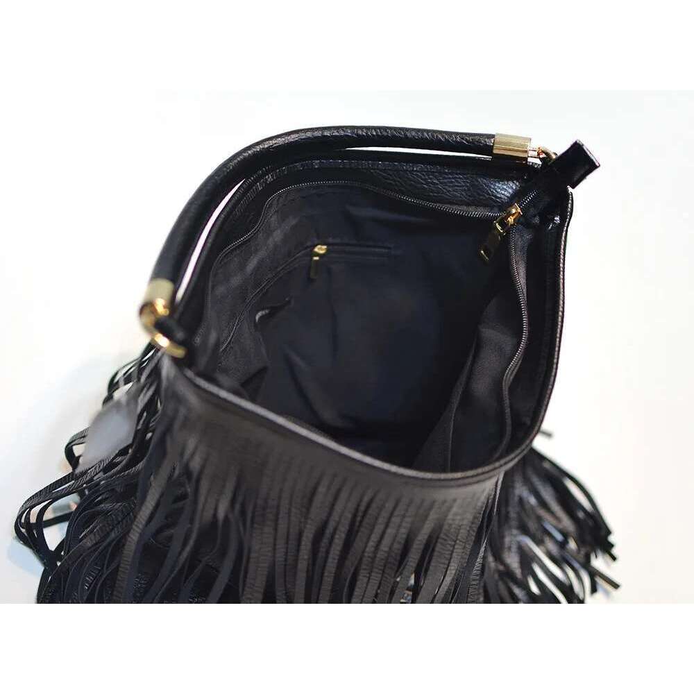 Designer Bag Fashion American Fringe Lady Purse Women Shoulder Bag Female PU Leather Handbags Crossbody Office