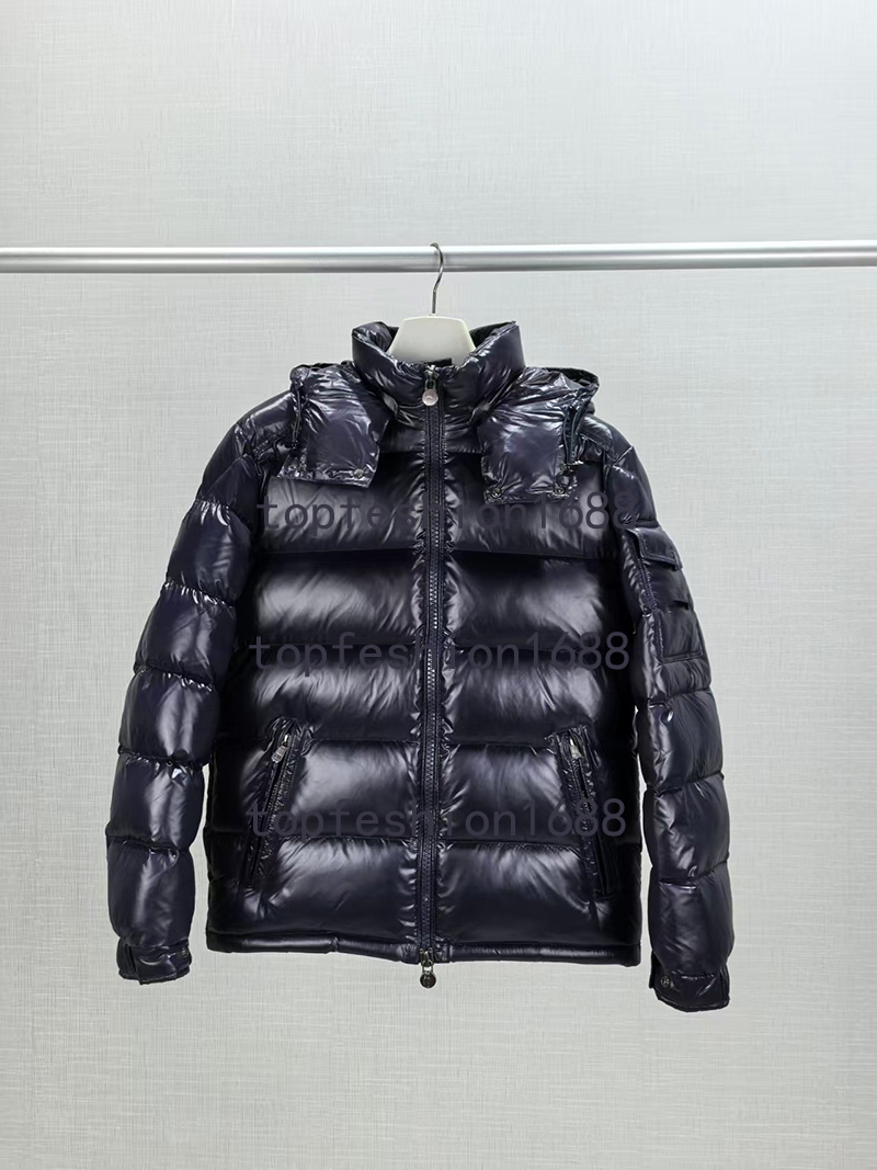 mens puffer jacket maire short hoodie puffer jacket designer wpmen pufferjacket letter embroidery winter couple warm thick down coat maya jacket asian size 1-6