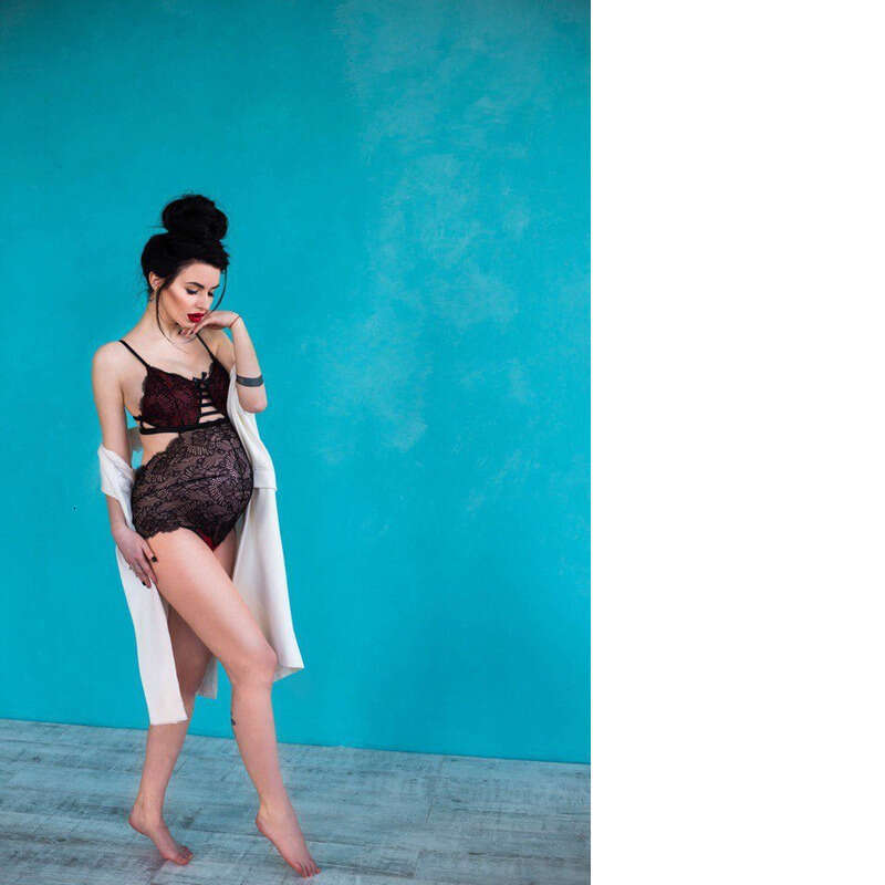 Lace Sexy Lingerie New Lace Edge Pattern Shaping Vest One Piece With Elastic Straps